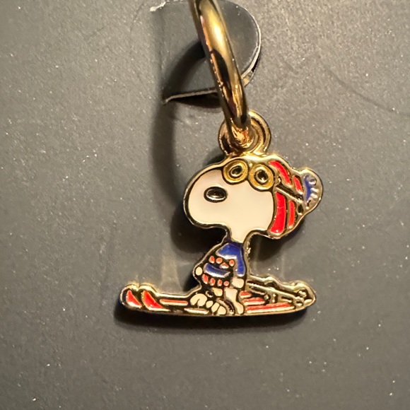 Coach x Peanuts Snoopy Red and White Earrings - Picture 4 of 6